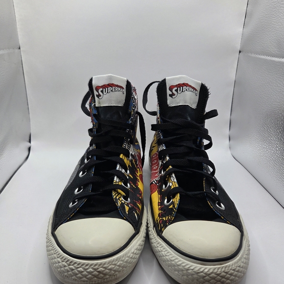 CONVERSE All star high top DC comics SUPERMAN Men Size 11 - Picture 3 of 6